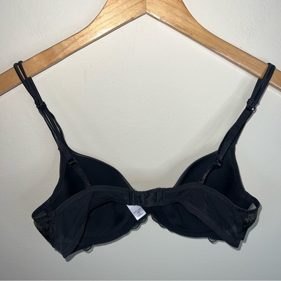 Victoria Secret Angels IPEX Full Coverage Underwire Black Bra Size 34B - Picture 4 of 10